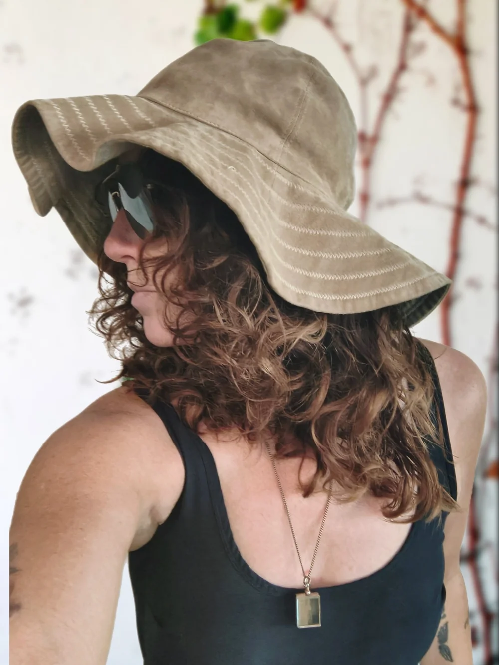 Vintage Wilsons Leather/Pelle Studio Floppy Hat